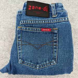 Zana Di Jeans Women's 1 Blue Tie Dye Fringe Bottom Flare Bootcut Y2K Vintage